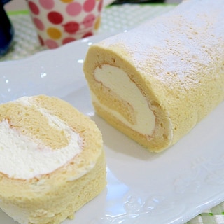 練乳クリーム de 米粉のロールケーキ